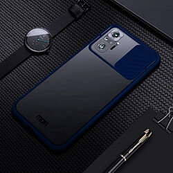 Mofi Coque en TPU Conception Hybride Amortissante bleu pour votre Xiaomi Redmi Note 10 Pro