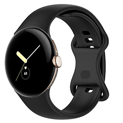 Acheter Bracelet pour Google Pixel Watch en silicone Ajustable Tactical Noir