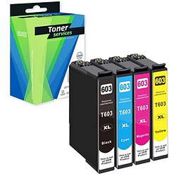 Pack 4 cartouches compatibles Epson 603 / T03A640 marque Toner Services