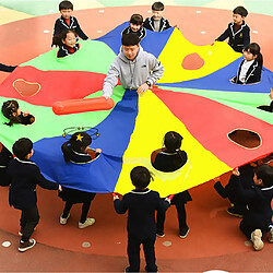 jouer hamster arc en ciel parapluie jeu parapluie enfants en plein air exercice jouets 4 m