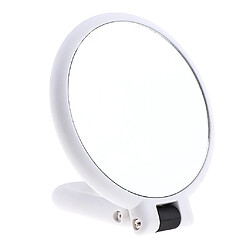 Miroir grossissant à double face avec miroir de maquillage rond / trou de suspension