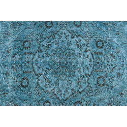 Vidal Tapis de laine 267x170 Bleu Ultra Vintage