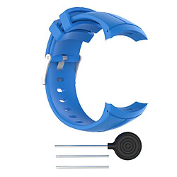 Avis Wewoo Bracelet pour montre connectée Dragonne de remplacement en silicone SUUNTO Spartan Ultra bleu ciel