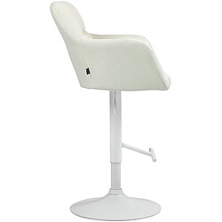 Avis Non Tabouret de bar Natoma tissu blanc