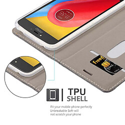 Cadorabo Coque Motorola MOTO C PLUS Etui en Gris