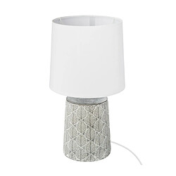 Atmosphera, Createur D'Interieur Lampe céramique H35,5 Gris - ATMOSPHERA