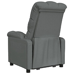 Acheter vidaXL Fauteuil inclinable Gris foncé Tissu