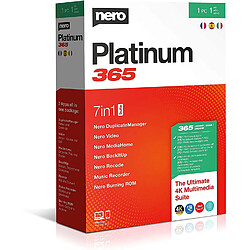 BOITE NERO Platinum 365 Français Espagnol Italien