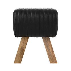 Avis Rendez Vous Deco Tabouret Morena en cuir noir