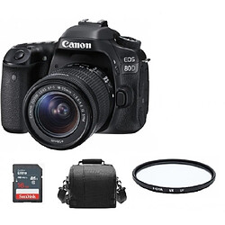 CANON EOS 80D KIT EF-S 18-55mm F3.5-5.6 IS STM + Camera Bag + 16gb SD card + HOYA UX UV 58mm Filter