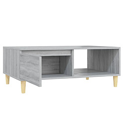 Acheter vidaXL Table basse sonoma gris 90x60x35 cm bois d'ingénierie