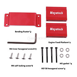 Le Support de Travail de Banc de Moteur Aérodynamique de 2pc CNC RC Convient Au Moteur à Mayatech