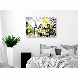 Paris Prix Tableau Imprimé Colourful Rendez Vous Wide Yellow 60 x 90 cm