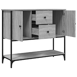 Acheter vidaXL Buffet sonoma gris 100x36x85 cm bois d'ingénierie