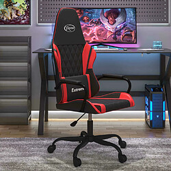 Maison Chic Chaise de jeu, Chaise gaming, Fauteuil gamer d'ordinateur,Chaise de Bureau Noir et rouge Similicuir -GKD86994