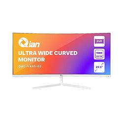 Moniteur incurvé Qian ultra large 30" 1080P 200 Hz