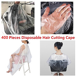 400 Pièces Coupe de Cheveux Capes Jetables Waterproof Tablier Robe