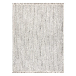 RUGSX Tapis NANO EO78B Melange, bouclé, tissé plat blanc gris 120x170 cm