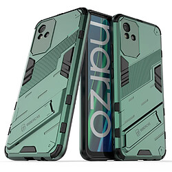 Coque en TPU anti-chocs avec béquille, vert pour votre Realme Narzo 50i