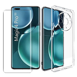 Film verre trempé pour Honor Magic4 PRO 5G taille 6.81" Magic 4 PRO + Coque de protection souple -Visiodirect-