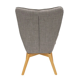 Acheter The Home Deco Factory Fauteuil de salon scandi Helsinki - Gris