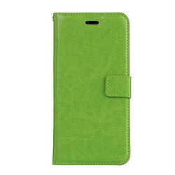 Wewoo Housse Étui vert pour Samsung Galaxy S8 horizontale Flip en cuir avec support et Slots de cartes Portefeuille & Cadre photo ampère Longe