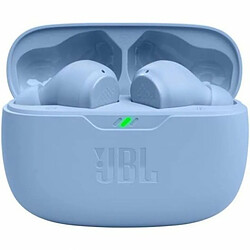 Casques avec Microphone JBL WAVE BEAM BLUE Bleu Noir pas cher