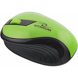 Esperanza Souris sans fil Titanum Raimbow 3D TM114G (Noir/Vert)