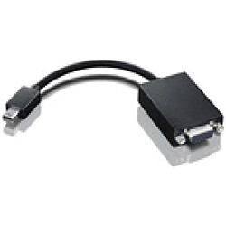 Lenovo 0A36536 adaptateur et connecteur de câbles mini-DisplayPort VGA Noir