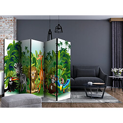 Artgeist Paravent - Jungle Animals II [Room Dividers] [225x172]