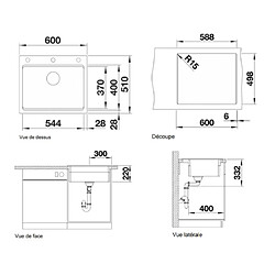 Blanco Evier à encastrer Etagon 6 - 525890