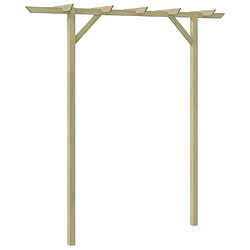 vidaXL Pergola de jardin 205 x 40 x 203 cm Bois