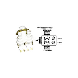 Philips ELECTROVANNE 2 VOIES 90° Ø 12