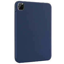 Coque en silicone bleu foncé pour votre iPad Pro 11-pouces (2021)/(2020)/(2018)