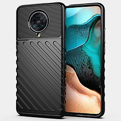 Coque en TPU texture sergé souple noir pour votre Xiaomi Redmi K30 Pro/Poco F2 Pro