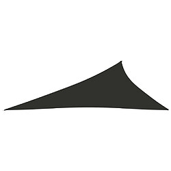 vidaXL Voile de parasol tissu oxford triangulaire 4x5x6,4 m anthracite