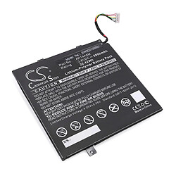 vhbw Li-Polymer Batterie 5900mAh (3.8V) pour Tab Pad Tablette Acer A3-A20FHD, NTL4TET016, SW5-011, SW5-012, SW5-012P comme AP14A8M, KT.0020G.004.