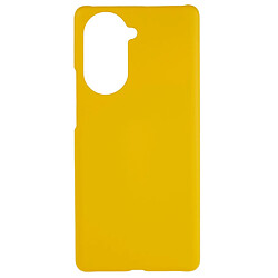 Coque en TPU anti-rayures, caoutchouté, brillant pour votre Huawei nova 10 4G - jaune