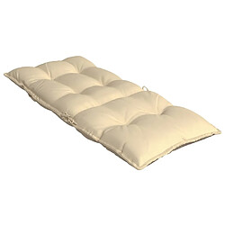 Maison Chic lot de 2 Coussins Confort,Coussins de chaise à dossier haut beige tissu oxford -GKD95502 pas cher