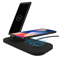 Station de charge Universel 4-en-1 USB-C / Lightning / Micro-USB/QI Akashi Noir