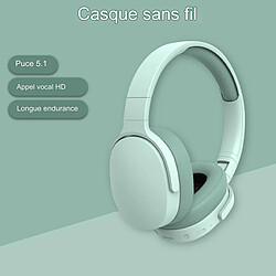 Nouveau casque sans fil Bluetooth 5.1 avec câble 3.5mm caisson de basses stéréo réduction du bruit casque avec Microphone casque de jeu