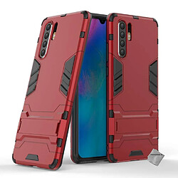 Htdmobiles Coque rigide anti choc pour Huawei P30 Pro + verre trempe - ROUGE