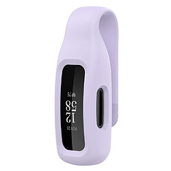 Coque en silicone anti-chute avec clip de maintien pour votre Fitbit Inspire 3/Inspire 2/Ace 3 - violet clair