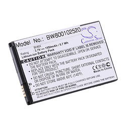 Vhbw Batterie LI-ION pour MOTOROLA Droid X remplace BH6X, SNN5880A, SNN5880