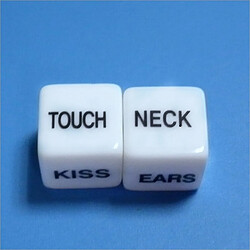 Acheter Wewoo 2 PCS Funny Sex Dice Humour Party Gambling Jeux pour adultes Toys Cuboid Blanc