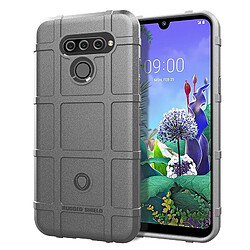 Wewoo Coque Souple Housse en silicone à couverture totale pour de protection antichoc LG Q60 Gris