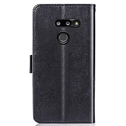 Avis Wewoo Housse Coque Étui en cuir à Motif fleurs repiquées Lucky Clover pour LG G8 ThinQavec support et emplacements cartesainsi que portefeuille et dragonne Noir