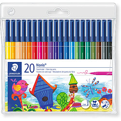 STAEDTLER Feutre de coloriage Noris, rond, kit de 20 ()