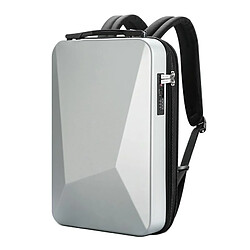 Yonis Sac À Dos Ordinateur Étanche Avec USB Sac À Dos Ordinateur Étanche Extensible Avec Port USB Et Mot De Passe Argenté YONIS