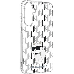 Karl Lagerfeld Coque pour Samsung Galaxy S23 FE Rigide Imprimé Choupette Transparent